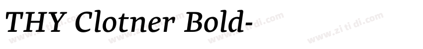 TRY Clother Bold字体转换